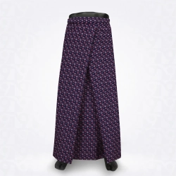 Denim Lungi-Ebony  Purplish Grey Cotton